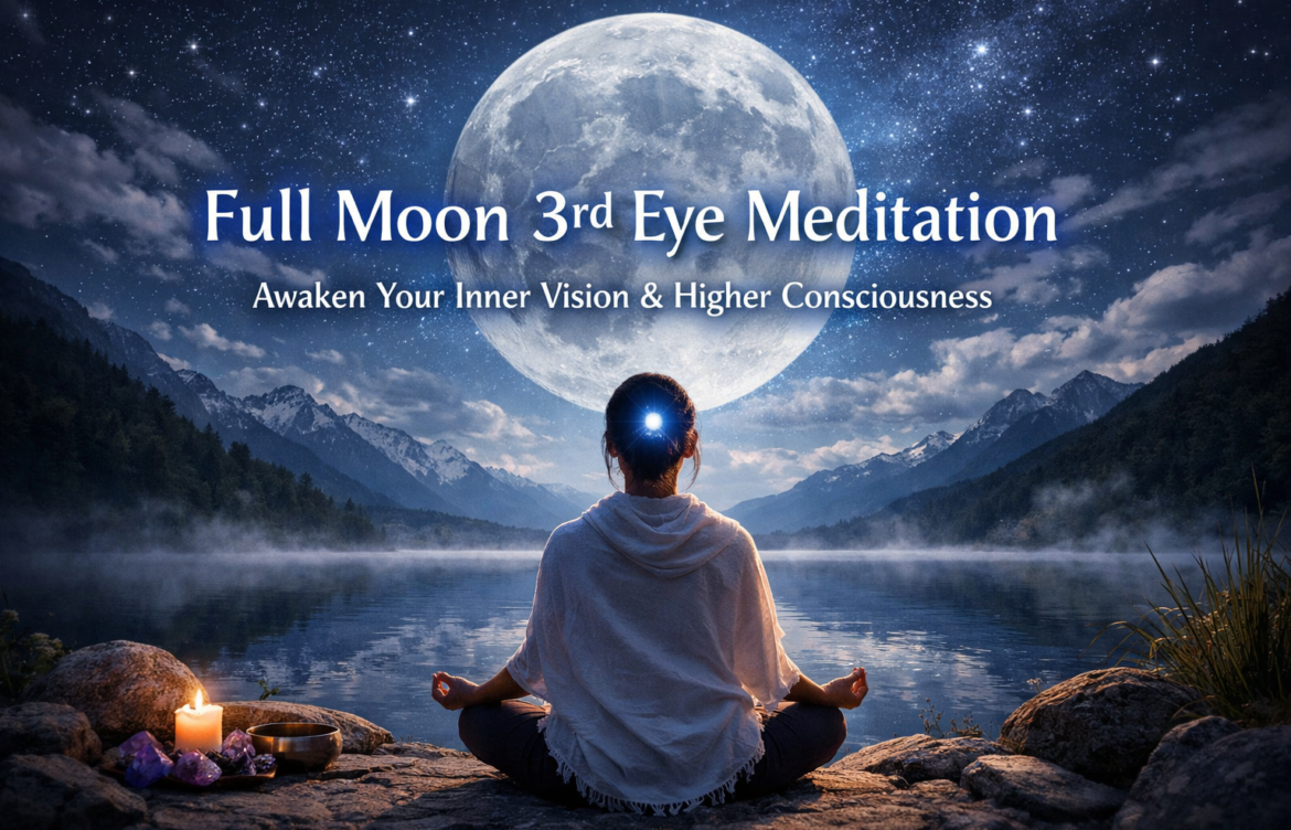 Full Moon 3rd Eye Meditation: A Complete Guide to Awakening Inner Vision and Higher Consciousness