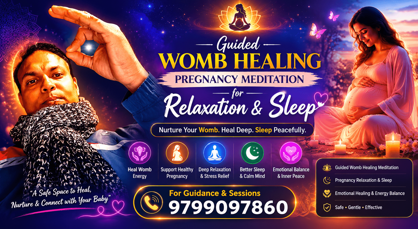 Womb healing and pregnancy meditation