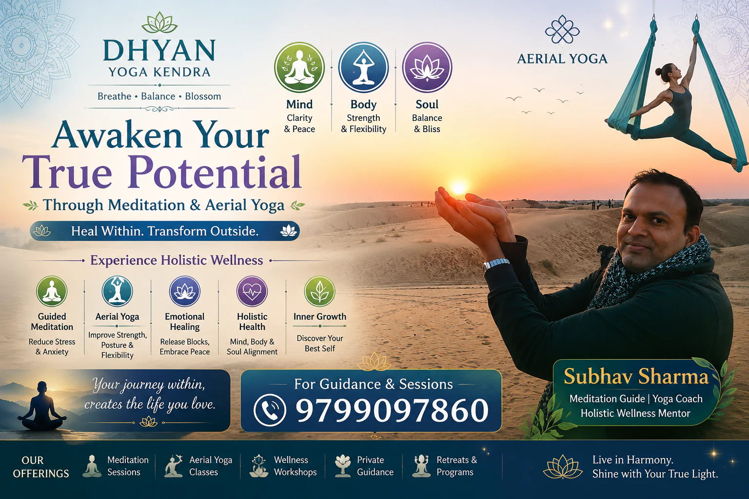 Powerfull Guided Abundance Meditation | Subhav Sharma